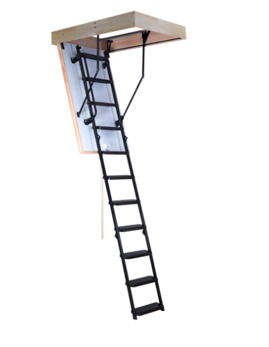 Easiway escalier escamotable en 3 parties sans trappe aluminium